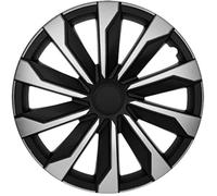AutoStyle Set of 4 wheel covers Typhoon 16-inch silver/black