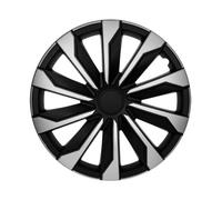 AutoStyle Set of 4 wheel covers Typhoon 17-inch silver/black