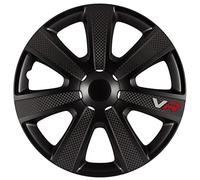 AutoStyle Set wheel covers VR 14-inch black/carbon-look/logo