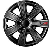 AutoStyle Set wheel covers VR 15-inch black/carbon-look/logo
