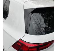 AutoStyle Set rear window side spoilers compatible with Volkswagen Golf VIII HB 3/5-doors 2020- (ABS Glossy Black)