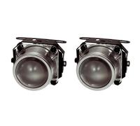 AutoStyle Set Universal Fog Lights Clear H7-12V-55W 74x156mm + ECE-R19 E-Mark