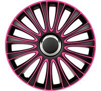 AUTO-STYLE Set wheel covers LeMans 13-inch black/pink