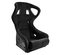 AutoStyle Sport seat 'BS6' - Black - Non-reclinable fibreglass back-rest - incl. slides