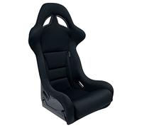 AutoStyle Sport seat 'BS7' - Black - Non-reclinable fibreglass back-rest - incl. slides
