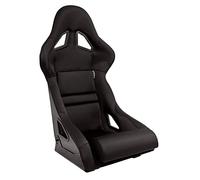 AutoStyle Sport seat 'BS8' - Black - Non-reclinable fibreglass back-rest - incl. slides