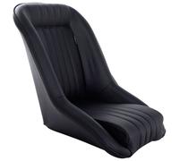 AUTO-STYLE Sport seat 'Classic' - Black Synthetic leather - Non-reclinable back-rest - incl. slides