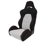 AutoStyle Sport seat 'Eco' - Black/Grey - Right-side reclinable back-rest - incl. slides