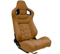 AutoStyle Sport seat 'GK' - Beige Synthetic leather - Dual-side reclinable back-rest - incl. slides