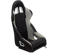 AutoStyle Sport seat 'K5' - Black/Grey - Non-reclinable back-rest - incl. slides