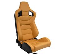 AutoStyle Sport seat 'RK' - Beige Synthetic leather - Dual-side reclinable back-rest - incl. slides