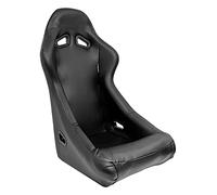 AutoStyle Sport seat 'Zandvoort' - Black Synthetic leather - Non-reclinable back-rest - incl. slides