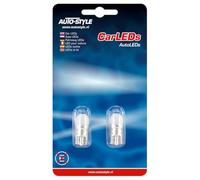 AutoStyle T10 Wedge-Base 3D SuperLED Bulb 12V/0.8W White, set of 2 pieces (8000K)