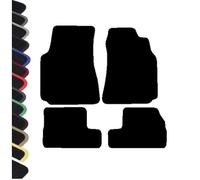 AUTOSTYLE Tailored Black Velour Carpet Car Mats to fit - Nissan 200SX from 1994-2000 with BLACK BINDING