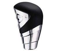 AutoStyle Universal gear knob M-4 - Black leather/Chrome