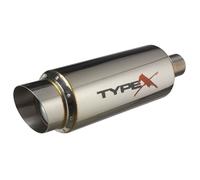 AutoStyle Universal sport exhaust Type X Racing - Ø150mm - Angle Tip