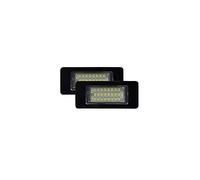 AUTO-STYLE Set LED License Plate Lights compatible with Audi/Volkswagen/Skoda/Seat various models, Black