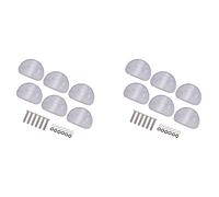 AutoSwan 12 Pcs White Pearl Guitar Tuning Pegs Keys Button Tuners Machine Heads Premium Tuning Key Button Cap Knobs Handle