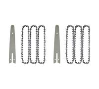 AutoSwan 2pcs 1/4 Chainsaw Chain Guide 6 Inch Electric Saw Mini Chainsaw Logging Blade Pruning Chain Saw Chain Accessories