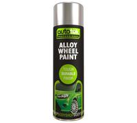 Autotek Professional Tough Durable Finish Spray Paint, Alloy Wheel Paint, 500 ml, Grey