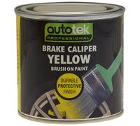 Autotek ATOOCALY250 Tin Brake Caliper Brush-On Paint, 250 ml, Yellow