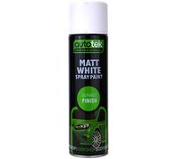 Autotek ATOOOMW500 Spray Paint, Matt White, 500 ml