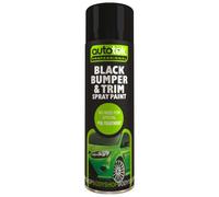 Autotek Professional Spray Paint, Black Bumper & Trim, 500 ml