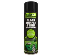 Autotek Spray Paint Professional - Black Bumper & Trim - 500 ml