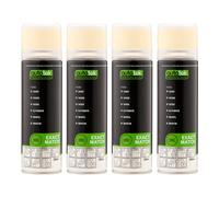 Autotek Exact Match Fast Drying Aerosol Spray Paint Ford Ivory 300ml x4