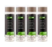 Autotek Exact Match Fast Drying Aerosol Spray Paint Industry Grey 300ml x4