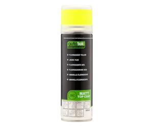 Autotek Extra Bright Fluorescent Yellow Spray Paint, Fluorescent Yellow Aerosol Spray, 300 ml