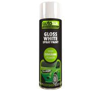 Autotek Gloss White Spray Paint 500ml 500ml White