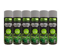 Autotek Grey High Build Primer Spray Paint 500ml x6