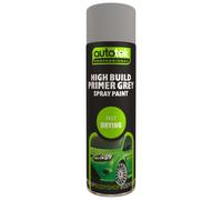 Autotek Professional Fast Drying Spray Paint, High Build Primer Grey, 500 ml
