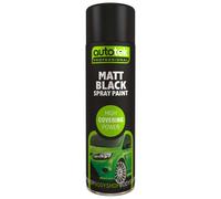 Autotek Matt Black Spray Paint 500ml 500ml Black