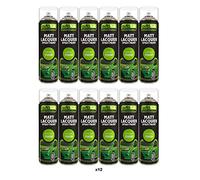 Autotek Matt Lacquer Spray Paint - 12x 500ml