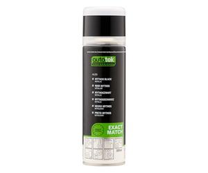 Autotek Professional Exact Match Car Spray Paint, Audi Mythos Black Metallic Aerosol Spray, 300 ml