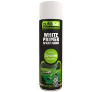 Autotek Professional High Covering Power Spray Paint, White Primer, 500 ml