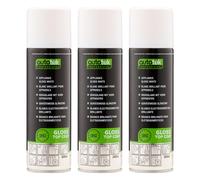 Autotek Quick Dry High Coverage Aerosol Spray Paint Appliance White 300ml x3