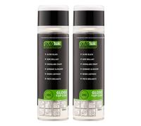 Autotek Quick Dry High Coverage Aerosol Spray Paint Gloss Black 300ml