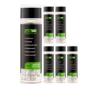 Autotek Quick Dry High Coverage Aerosol Spray Paint Satin Black 300ml x6