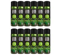 Autotek Stone Black Guard Protects Against Chips Aerosol Spay Paint 500ml x12