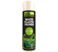 Autotek White Plastic Primer Spray Paint 500ml 500ml White