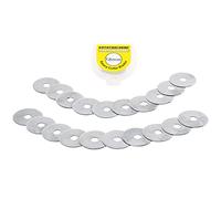 AUTOTOOLHOME 20 Pack 18mm Rotary Cutter Blades Cutting Fabric Paper Quilting Sewing Patchwork Tool