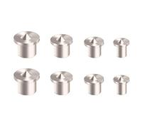 AUTOTOOLHOME Dowel and Tenon Centre Transfer Plugs Point 1/4", 5/16", 3/8" and 1/2" Set of 8