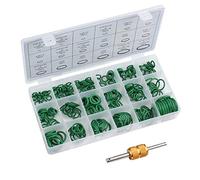 AUTOUTLET 270PCS O Rings Kit 18 Sizes Car Air Conditioning O-Ring Assortment Set with Valve Core Removal Tool for Door, Window, Electric Appliance, Bearing, Pump, Roller Auto, Home Appliances
