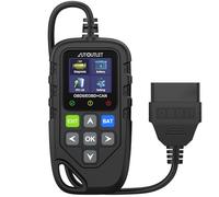 AUTOUTLET OBD2 Scanner Code Reader Quick Diagnose and Erase Trouble Codes, Wide DTC Library with 13 Languages, Compatible with Various Vehicle Protocols for Understanding and Resolving Issues