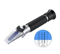 AUTOUTLET Salinity Refractometer, Automatic Temperature Compensation Salt Water Tester Hydrometer 0-100 ppt & 1.000-1.070 Specific Gravity ATC Refractometer for Sea Water Aquarium Tank Marine Industry