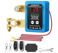 AUTOUTLET Smart Digital Display Circuit Breaker with Dual Mode Control, Intelligent Low Battery Protection, 6V-30V Wide Voltage Compatibility, Military-Grade Safety, Easy 3-Second Installation