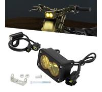 AUTOVIC Headlight Kit for Talaria Sting R MX4 Control Switch Plug and Play Motocycle Bulbs Headlamp High Brightness Yellow Light with Bracket Motorcycle Headlight Front Headlamp LED Light